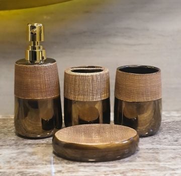 Serna Seramik 4 Parça Banyo Seti