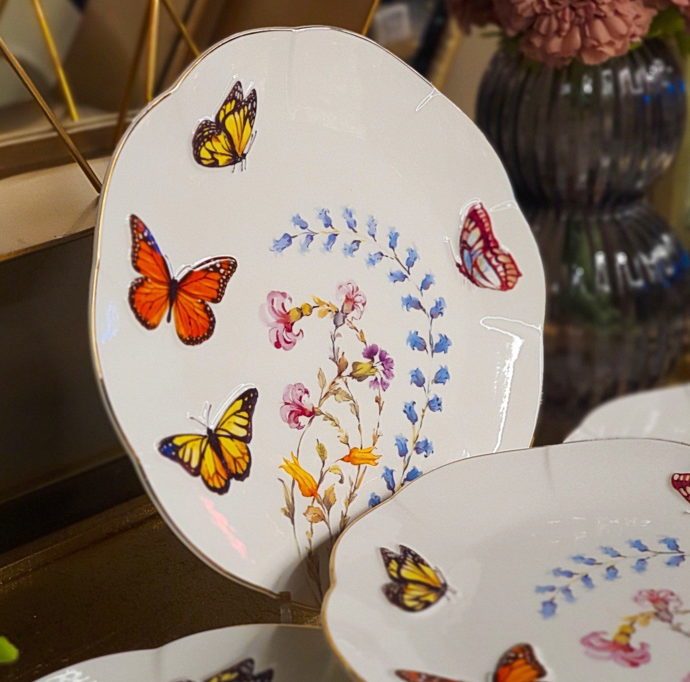 Mariposa 6lı Servis Tabağı 27cm