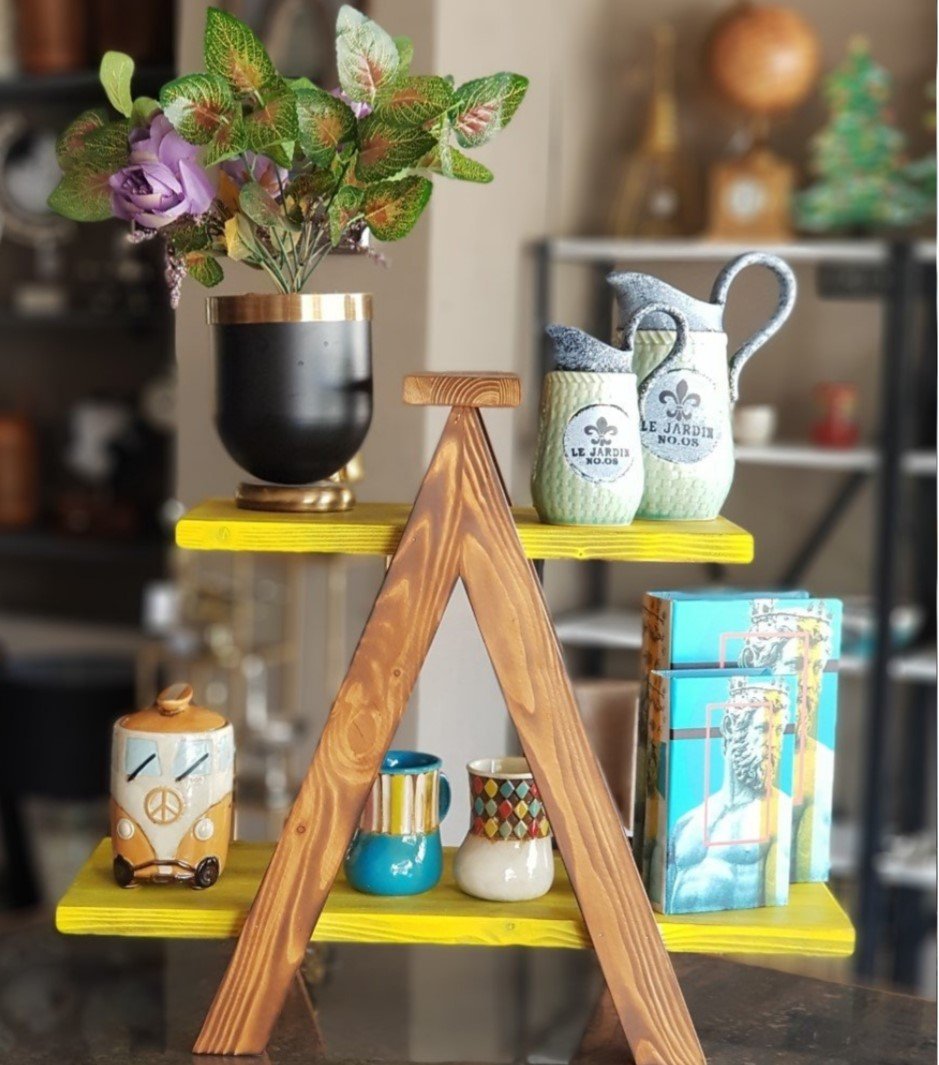 Mini Çok Amaçlı Raf & Saksılık