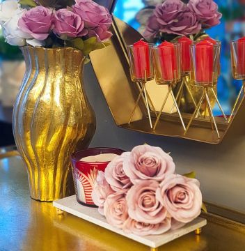 Liny Gold Vazo 20x17x36cm