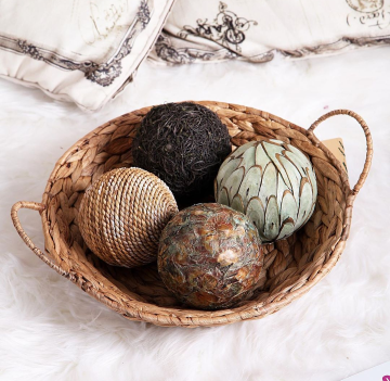 HASIR YUVARLAK KULPLU MEYVELİK & EKMEKLİK