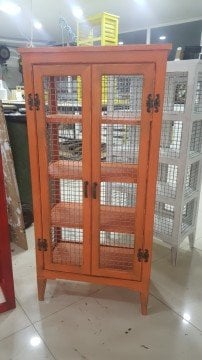 Çift Kapaklı Tel Dolap 120cm