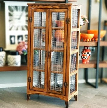 Çift Kapaklı Tel Dolap 120cm