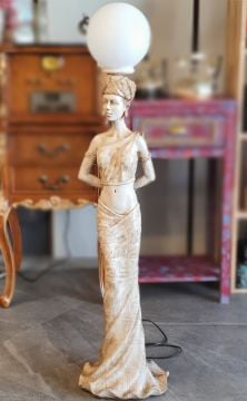 Kadın Heykel Model Lambader
