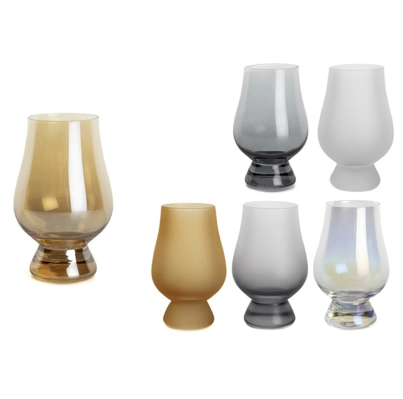 Lüster Mat Mix 6lı Ayaklı Cam Bardak 170ml