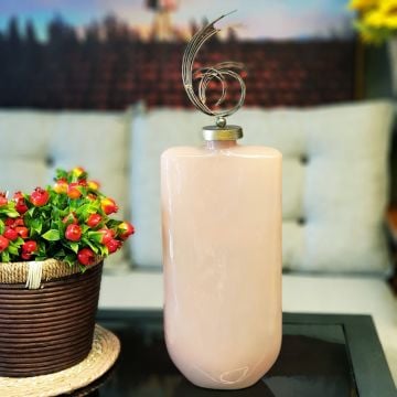 Gandi Cam Dekoratif Vazo Pembe