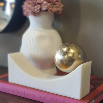 Mermer Taban Polyester Top Dekor