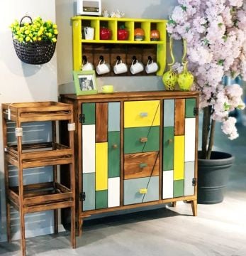 Vintage Pastel Dresuar&Konsol