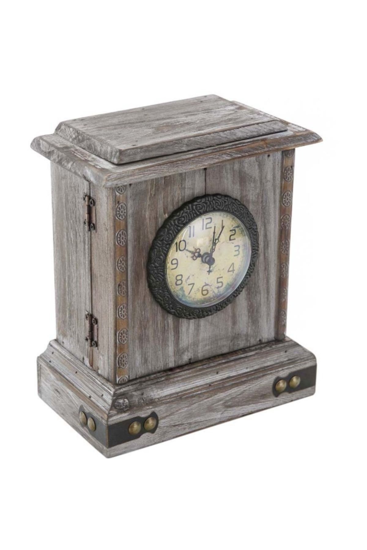 Ahşap Kutu Model Masa Saati