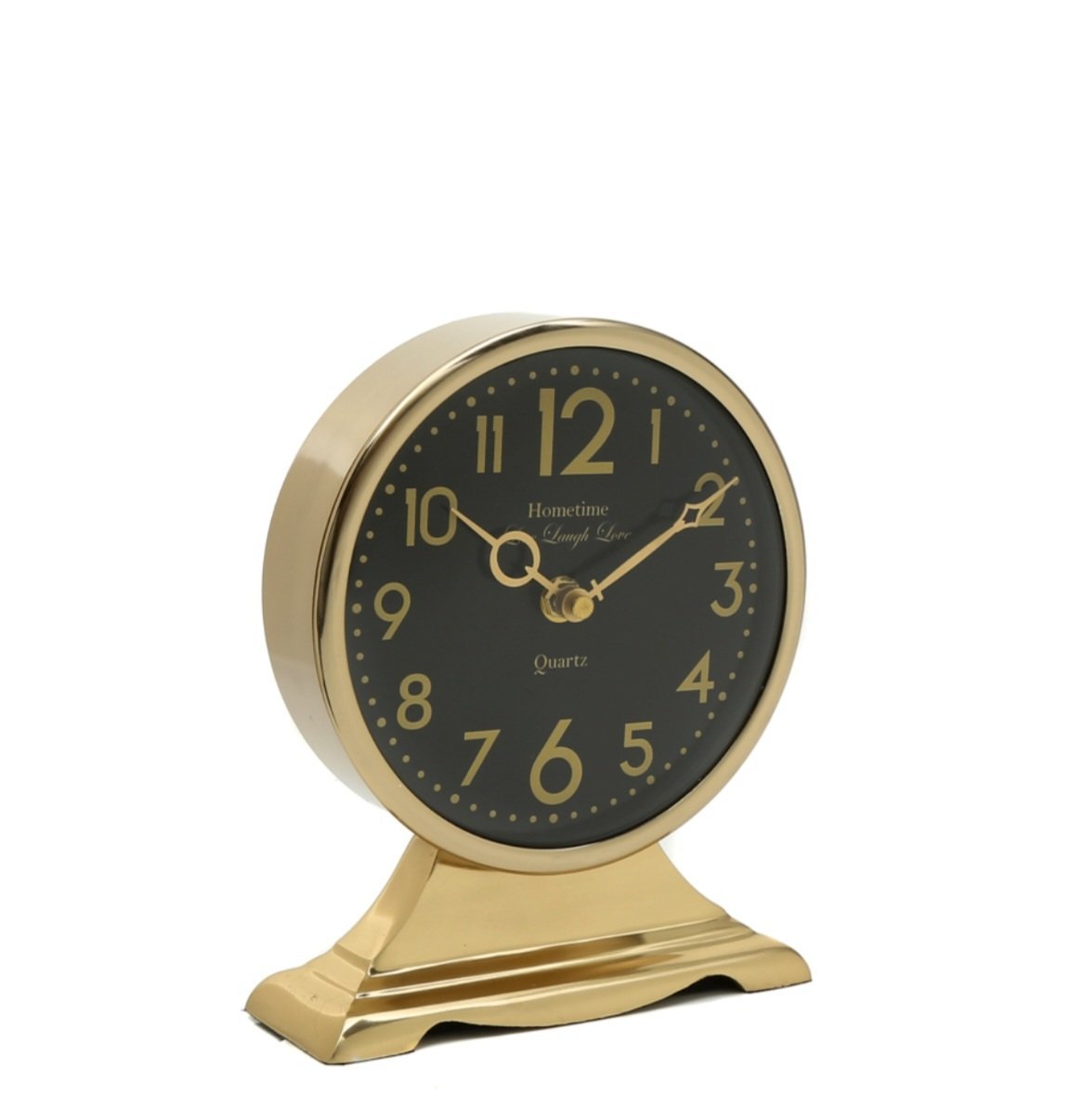 Mat Antik Pirinç Masa Saati 21cm