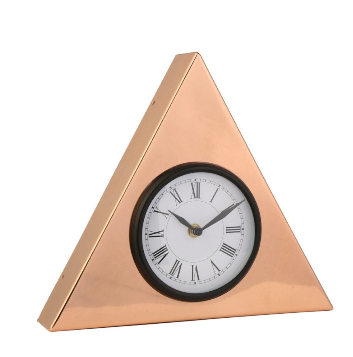 Piramit Model Gold Renk Masa Saati