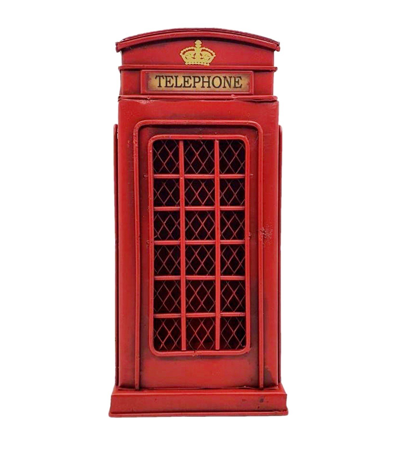 Metal Dekoratif  London Telefon Kulübesi Kumbara