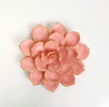 Polyester Duvar Dekoru Çiçek 20cm