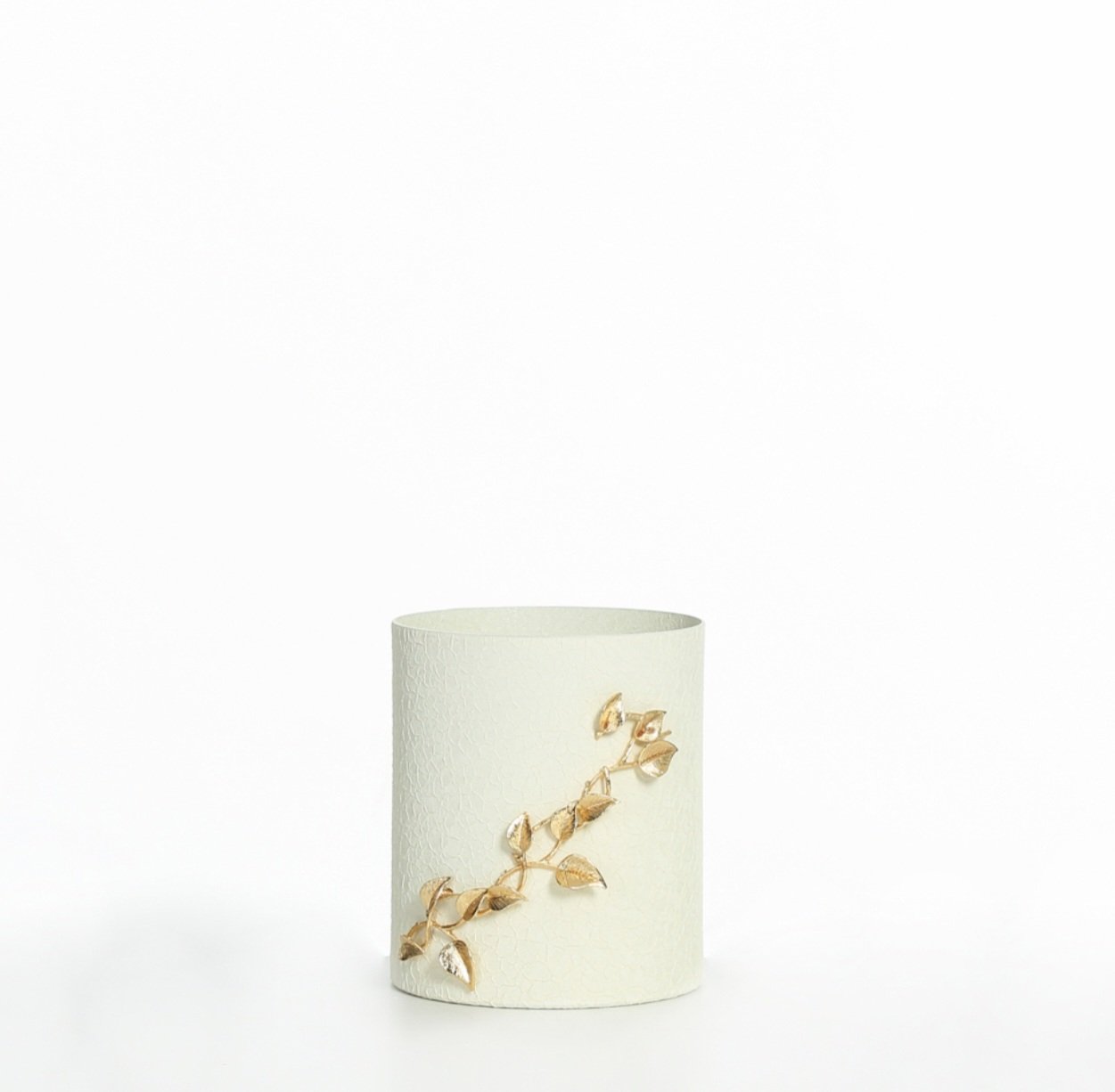 Krem Silindir Vazo 15cm