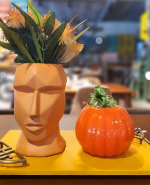 Heykel Model Seramik Vazo 22cm