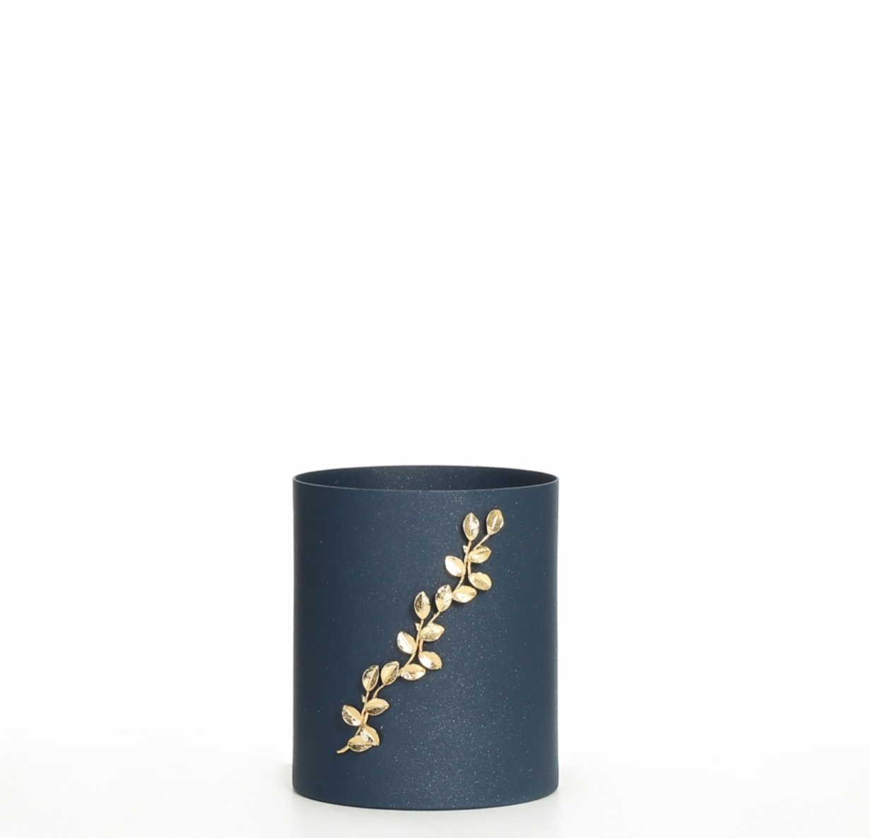 Lacivert Silindir Vazo 15cm