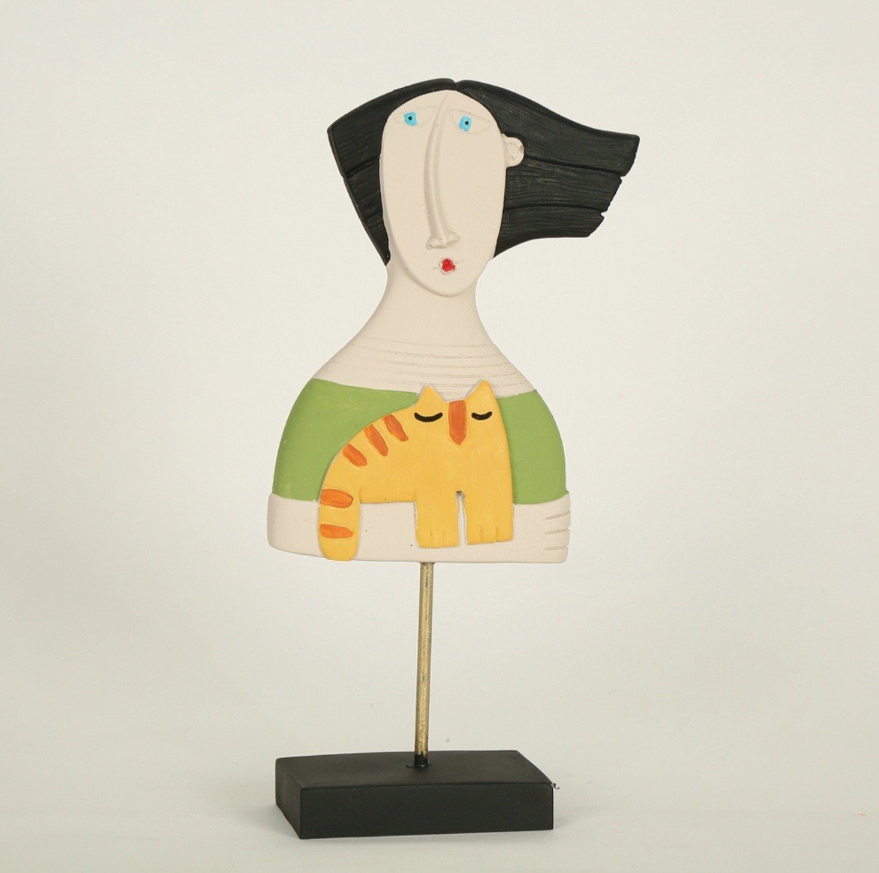 Kaideli Kedili Kadın Biblo