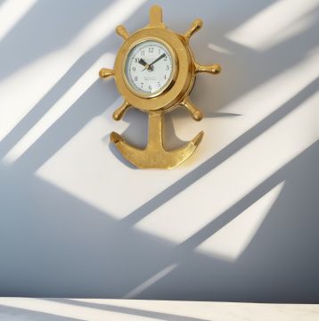 Gemici Gold Duvar Saati 29cm