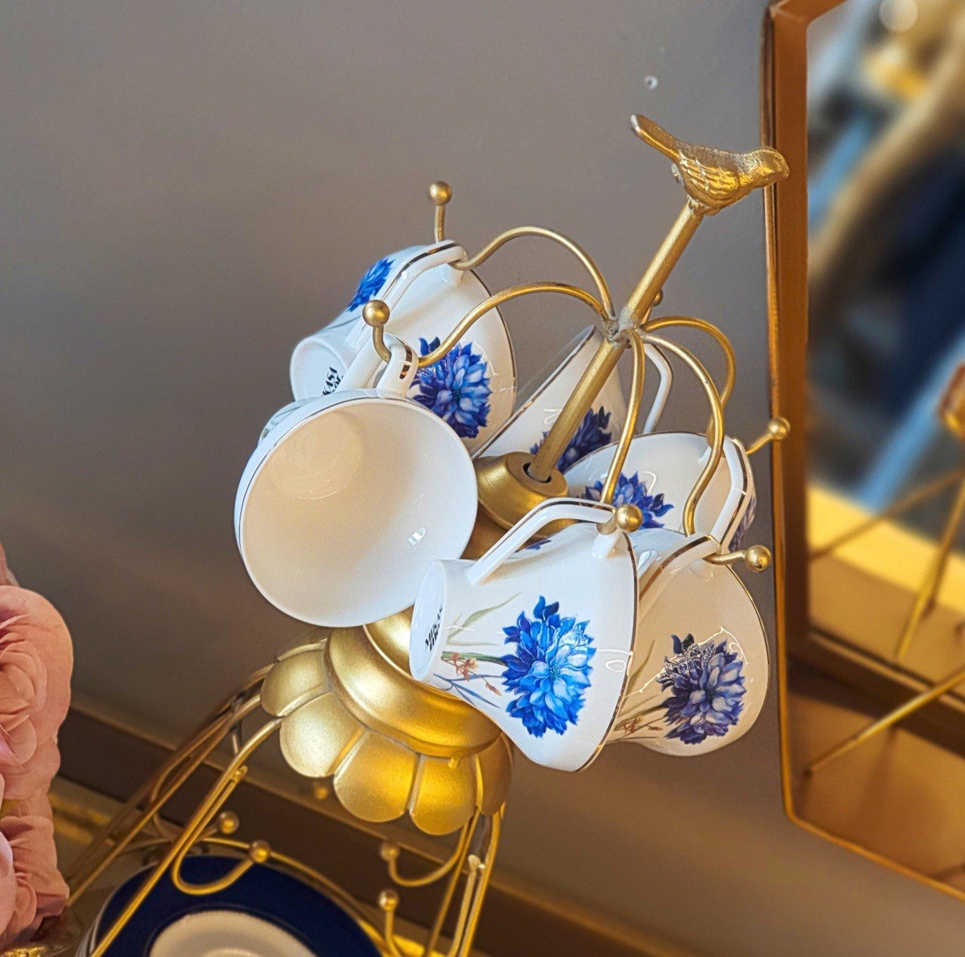 Antik Eskitme Gold Askılık