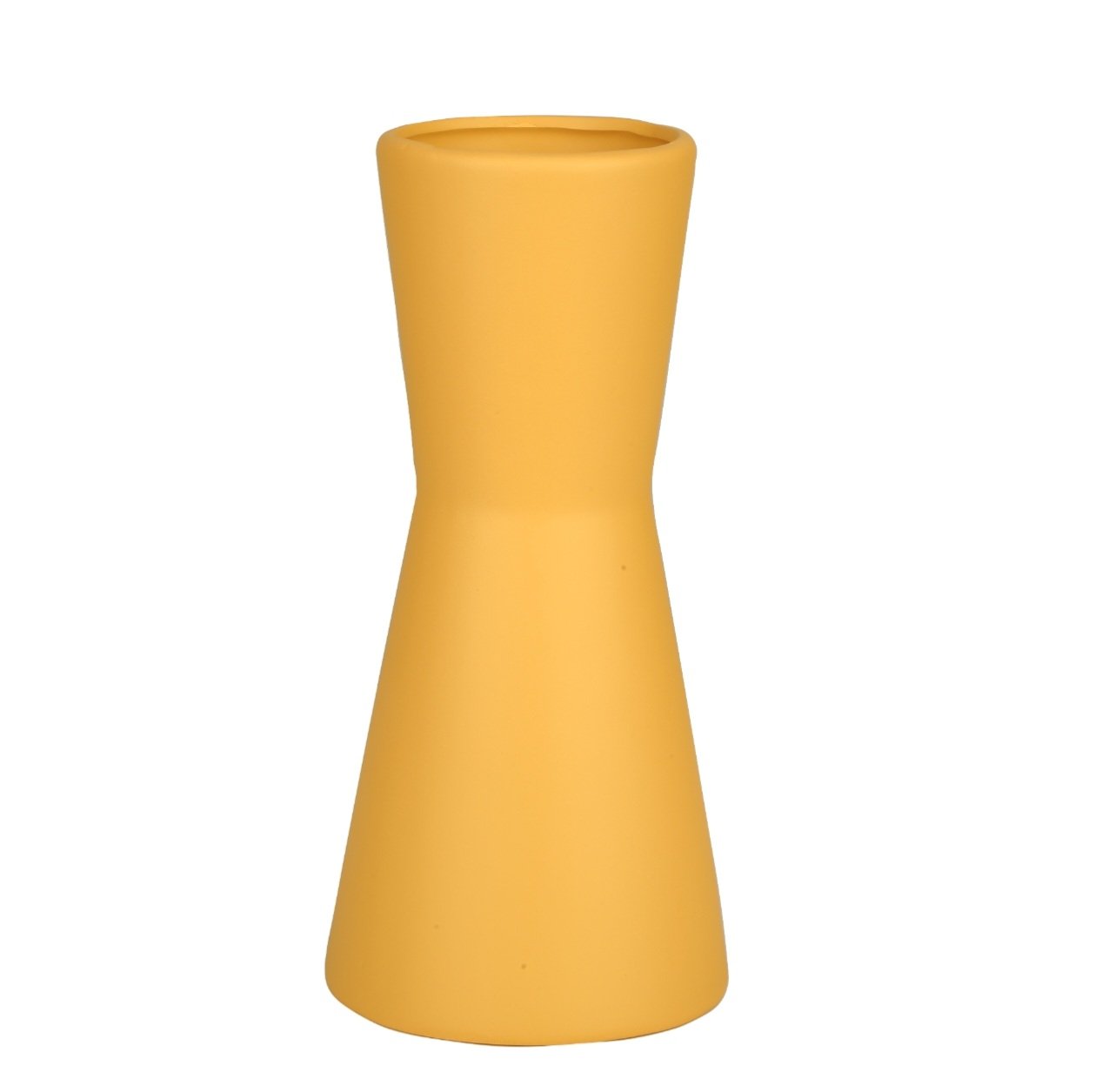 Seramik Vazo Sarı 26cm