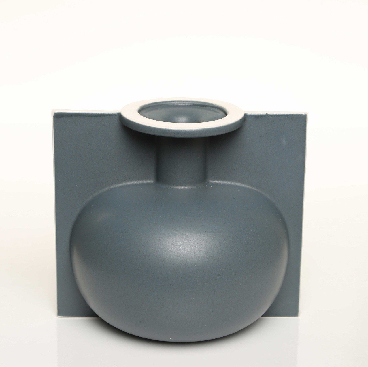 Lip Koyu Gri Küçük Vazo