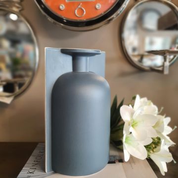 Lip Koyu Gri Orta Boy Vazo