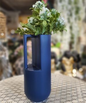 Handle Mavi Büyük Boy Vazo