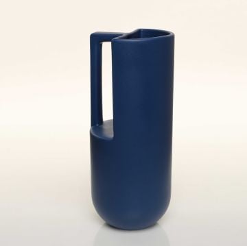 Handle Mavi Büyük Boy Vazo