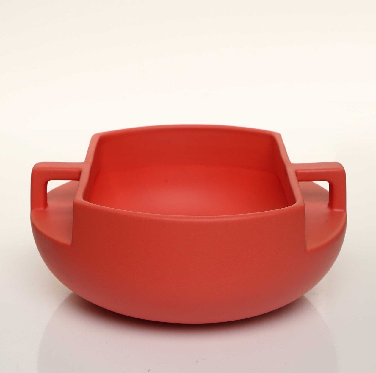 Handle Kırmızı Dekoratif Kase