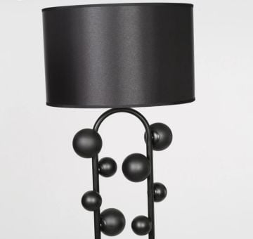 Metal Siyah Ayaklı Lambader 164cm