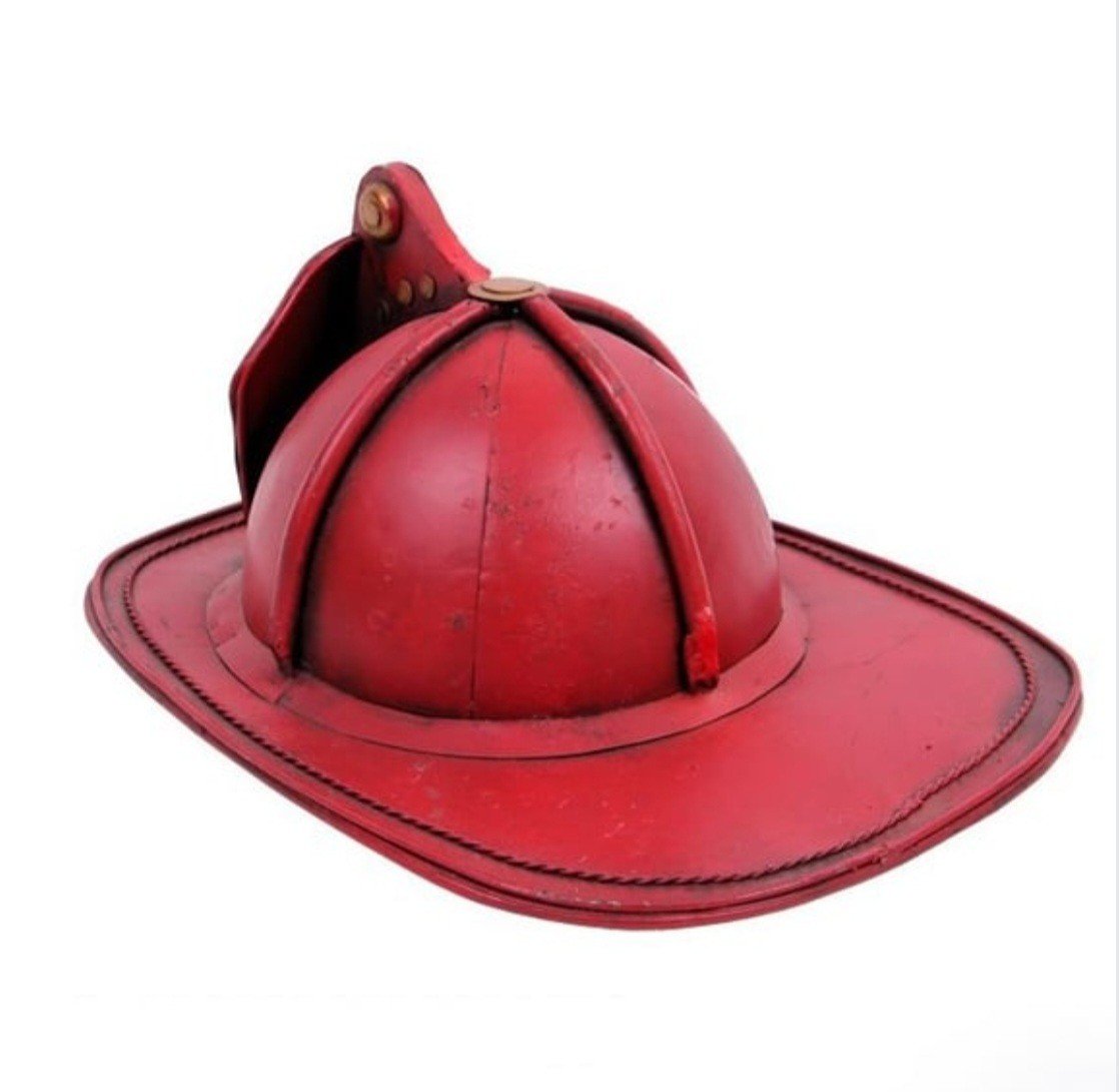 Metal Dekoratif İtfaiyeci Şapkası