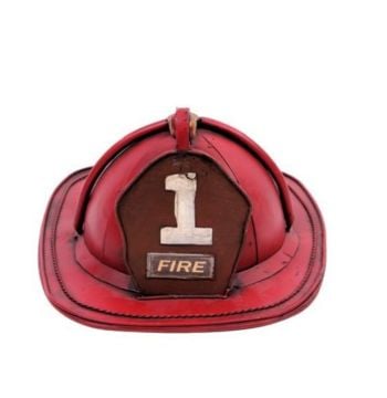 Metal Dekoratif İtfaiyeci Şapkası