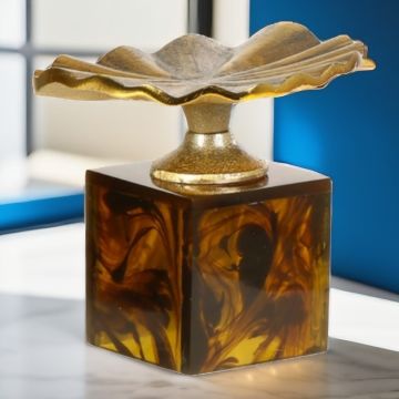 Amber Kaideli Yaprak Dekor 13cm