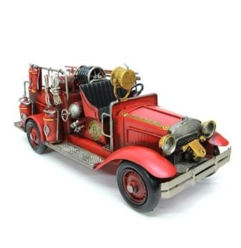 Dekoratif Metal İtfaiye Arabası