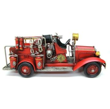 Dekoratif Metal İtfaiye Arabası