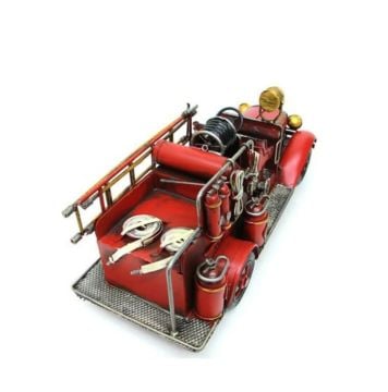 Dekoratif Metal İtfaiye Arabası