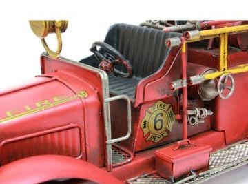 Dekoratif Metal İtfaiye Arabası