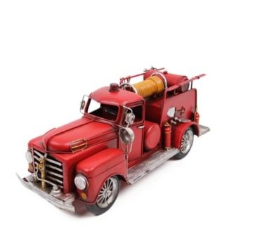 Dekoratif Metal İtfaiye Arabası