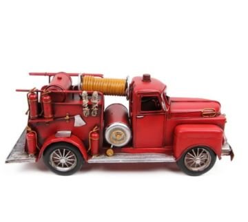 Dekoratif Metal İtfaiye Arabası