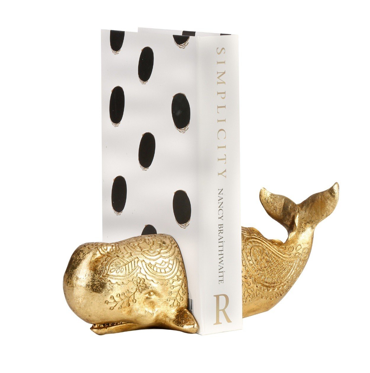Gold Balina Model Kitap Tutucu