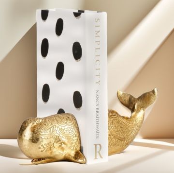 Gold Balina Model Kitap Tutucu