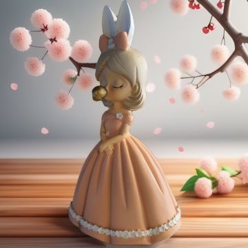 Bubble Princess Dekoratif Biblo