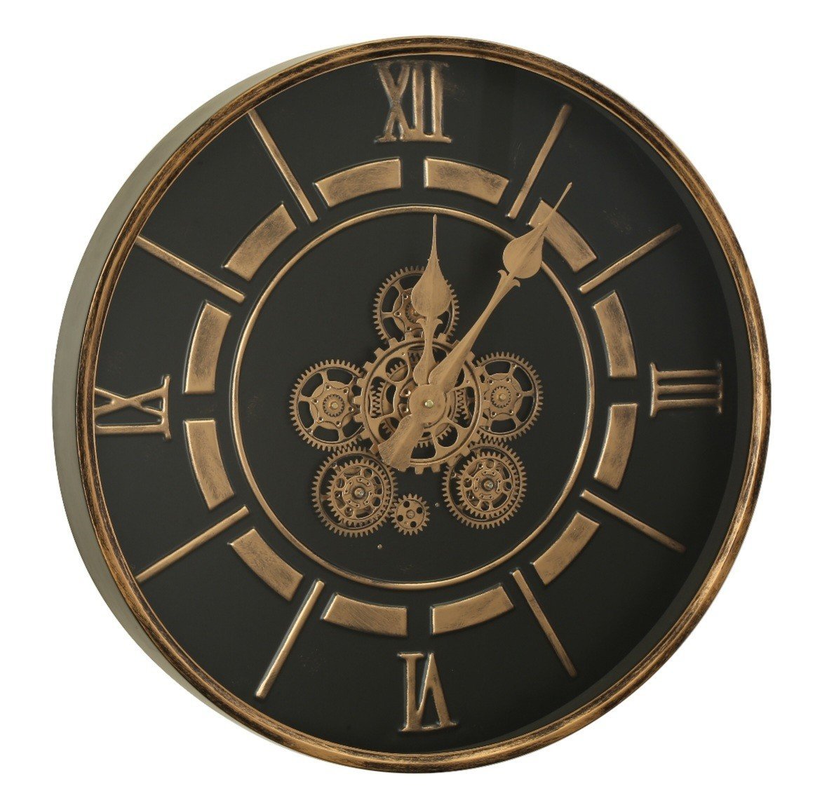 Antik Çarklı Duvar Saati 60 cm