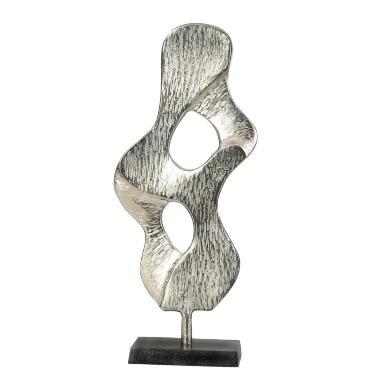 Gümüş Kaideli Metal Dekoratif Obje 49cm