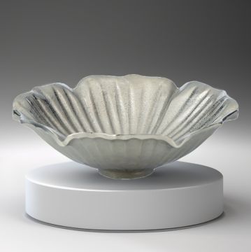 Gümüş Dekoratif Kase & Gondol 26cm