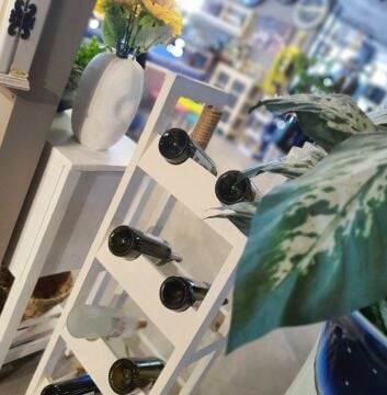 Wines Ayaklı 8 li Şaraplık Beyaz