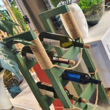Wines Ayaklı 8 li Şaraplık Yeşil