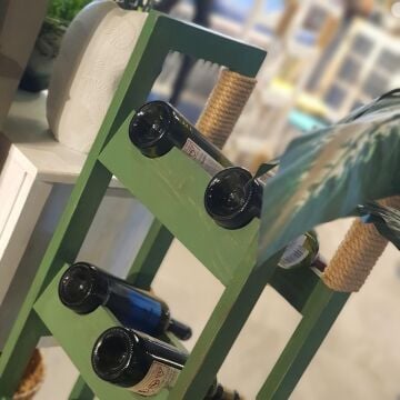 Wines Ayaklı 8 li Şaraplık Yeşil