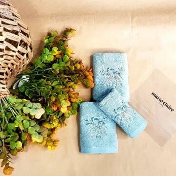 Marie Claire Paris Micro Orchide 3'Lü El Havlusu Yeşil