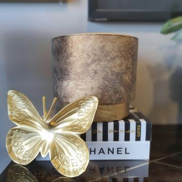 Cytron Seramik Saksı Gold 20cm